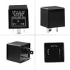 HUIQIAODS LED Flasher Relay CF14 JL-02 3-Pin Fix Flash Rate