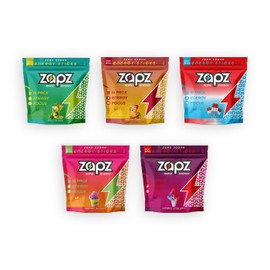 ZAPZ Caffeine, Vitamin, and Nootropic Energy and Focus Stick Packs - Mojito Mist Flavor - 200mg Caffeine per Stick (Zero Sugar, Gluten Free, Non-GMO, Vegan) - 16 Pack