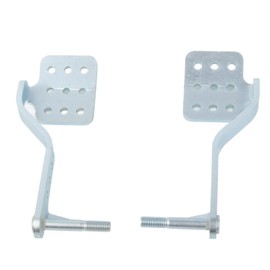 Go Kart Pedal Set Brake Accelerator Pedals with Throttle Cable Steel Friction Pattern DIY Installation for 196 6.5HP Road Azusa Fun Kart Carter Go Kart