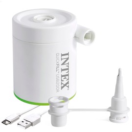 Intex Quickfill USB200R Air Pump, Size: 8cm x 7cm x 8cm (66637)