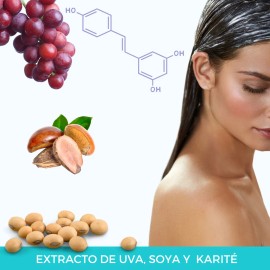 Dúo Mascarilla Hidratante Capilar + Karité Uva Y Soya