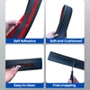 COUKIU Flexible Baseboard Molding Trim, Peel and Stick Rubber Wall