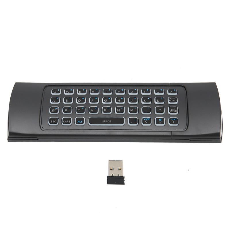 6‑Axis Backlight 2.4G Wireless Double Sides Keyboard Infrared Sensor Remote