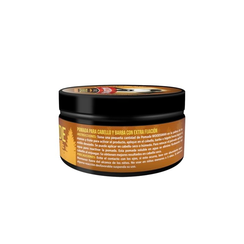 Woodsman - Pomada para Cabello y Barba Extra Firme 113g.