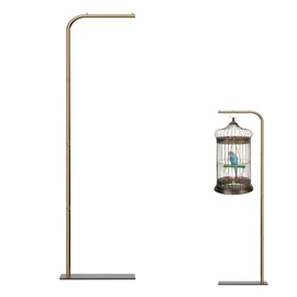 TBTFW 67 Inch High Hanging Bird Cage, Bird Cage Stand, Feeder Stand with Base, Suitable for Hanging Various Types of Birdcages(Weight Limit: Within 35 Pounds)