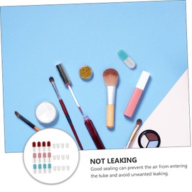 Beavorty 12pcs Mini Lip Gloss Containers Portable Diy Empty Lip Gloss Tubes for Travel Lightweight Bottles Mascara Random Colors