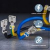 Innfeeltech Pack of 100 Non-Insulated Tin-Plated Spade Crimping Terminals, Connection