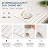 Kitchen Drying Mat Combo - Diatomite Mat - Dish Scrubber