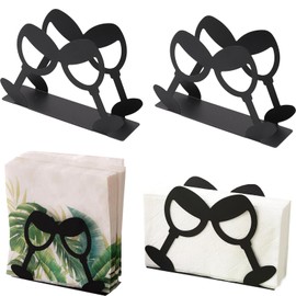 YouXiaor Pack of 2 Napkin Holders, Napkin Holder, Napkin Holder, Napkin Holder, Napkin Dispenser, Napkin Stand for Table Decoration in Restaurant, Cafe, Hotel or Kitchen