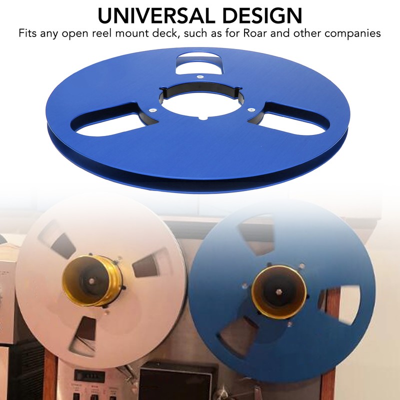 1/4 10 Inch Empty Reel Aluminum Alloy 3 Holes Open