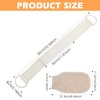 HJZHII Natural Loofah Sponge Back Scrubber Set, Long Exfoliating Washcloth