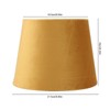Velvet Fabric Lampshade Conical Shade, Ideal Replacement for Table Floor