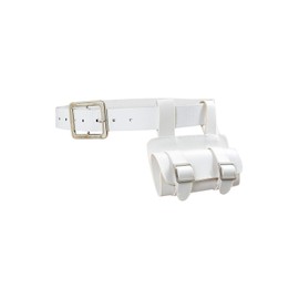 icewalker White Leather Belt Unisex Warrior Cosplay Sword Holder Belt Anime Cosplay Accessories Length 100cm