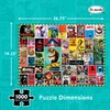 Re-marks Monsters Collage Jigsaw Puzzle, 1,000-Piece Puzzle for All Ages