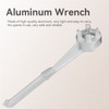 Bung Wrench 55 Gallon, 2 Pack Drum Barrel Wrench Aluminum