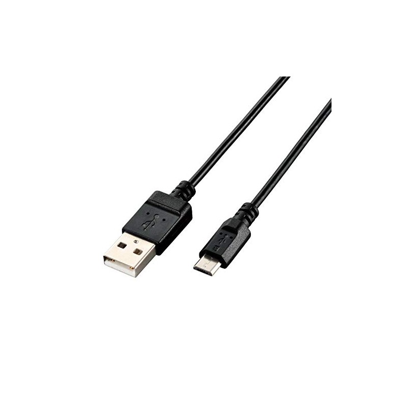 エレコム エコ USBケーブル 2.0 A-microB 0.9m U2C-JAMB09BK
