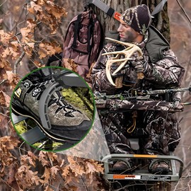 Panbofoda Tree Stand Accessories,Rapid Climb Stirrups with Elastic Rope,Climber Stand Accessories,Climbing Tree Stand Accessories for 1 inch Square Tube Aluminum Bracket