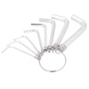 8 Piece Hex Key Set, L-shaped Metric Wrench, Portable Hex