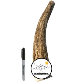ELK ANTLERS FOR DOGS | 100% Natural | Dog Bones for Aggressive Chewers | Naturally Shed Elk Antler Dog Chew | Long Lasting Dog Treats for Aggressive Chewers (SPLIT AND WHOLE ELK ANTLERS) (LARGE WHOLE)
