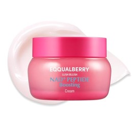 EQQUALBERRY Crema estimulante de péptidos NAD+ - Crema hidratante que mejora el colágeno para la elasticidad de la piel, envejecimiento saludable y cu