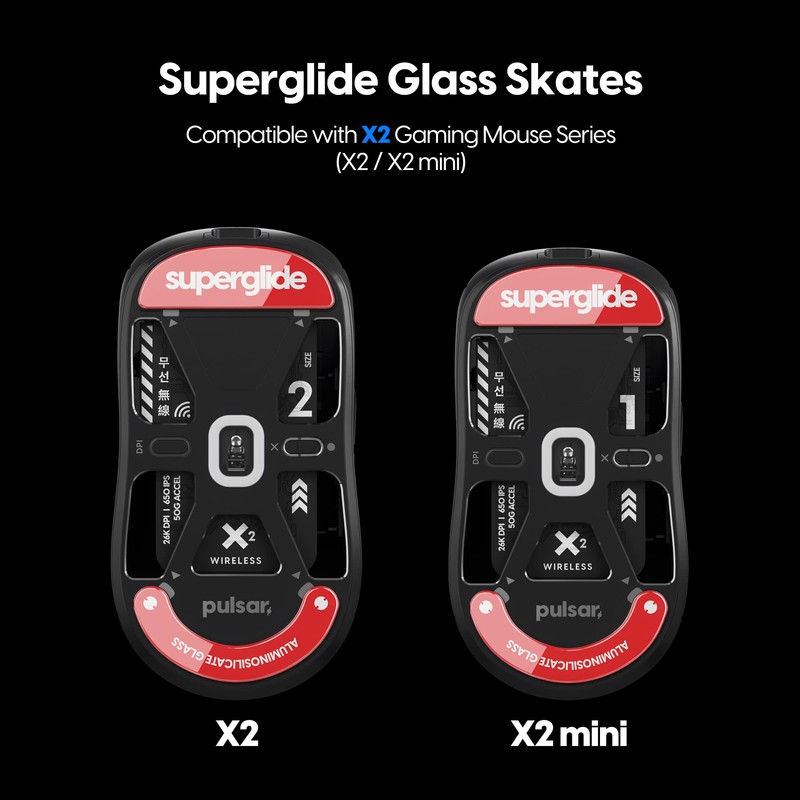 Superglide - Fastest and Smoothest Mouse Feet/Skates Made with Ultra