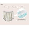 EEOST Adult Diaper Cover for Incontinence Noiseless Leak-Protection Underwear Plastic