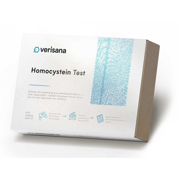 Homocysteine Test - Prevention of Cardiovascular Diseases - Determine Homocycysteine Levels Quickly and Easily - Take Sample from the Comfort of Home - Verisana