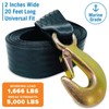 Better Boat Heavy Duty Trailer Winch Strap Replacement with Zinc