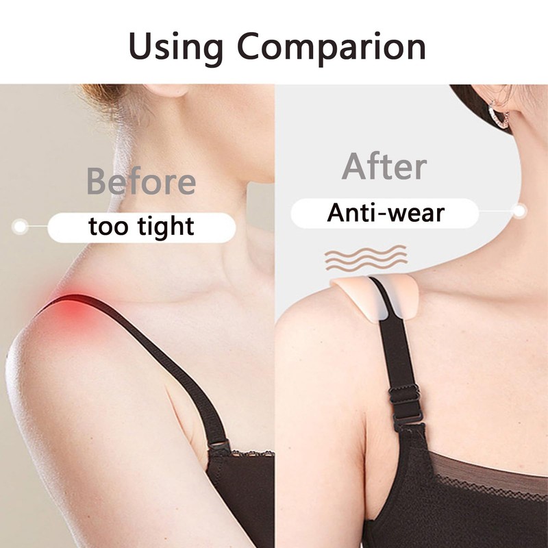 TAIKULE Bra Strap Holders - Silicone Shoulder Pad Cushions in