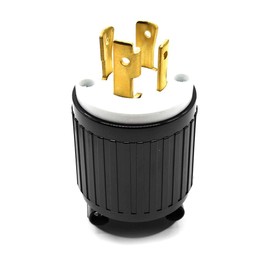 Superior Electric YGA030 Twist Lock Electrical Plug, 4P 30A 250V - NEMA L15-30P