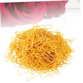 COHEALI Elastic Bands 50g Box Natural Rubber Sturdy Bundling Ring Diy Hair Rope Home Office Organization