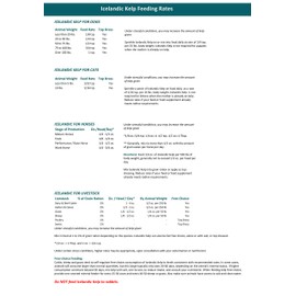 Wolf Creek Ranch Icelandic Kelp Meal - Loaded with Nutrients That Support Your Livestock Or Pet & A Natural Seaweed Fertilizer for Plants Icelandic Kelp Meal, 2lbs