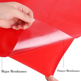 HIKENRI Heat Transfer Vinyl Bundle 12" x 10' Feet Rolls, HTV for Silhouette Cameo Easy to Cut & Weed, DIY Heat Press Design for T-Shirt, Clothes, Hats and Other Textiles (Red)