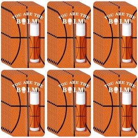Loopeer Paquete de 35 bálsamos labiales naturales hidratantes a granel, regalos de fiesta, regalo deportivo para equipo, adolescentes, adultos, suministros de decoración de juegos de fiesta de