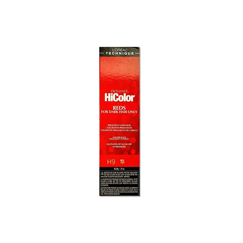 L'Oréal Technique HiColor Reds Permanent Hair Color - Lifts Dark
