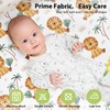 FIEMOL Baby Bedside Bassinet Sheets Fitted, 33”x20” Compatible with Baby