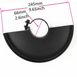 Protector de seguridad para amoladora angular de 9 pulgadas, 230 mm, repuesto para DEWALT BOSCH MAKITA XAG13PT RYOBI METABO