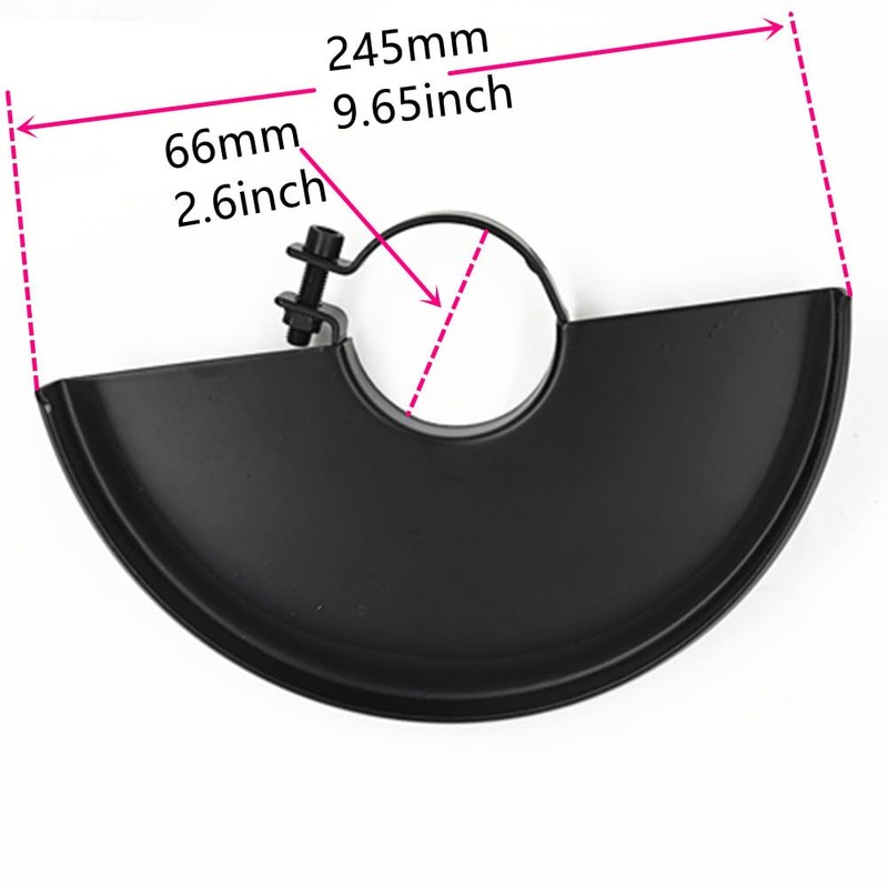 Protector de seguridad para amoladora angular de 9 pulgadas, 230