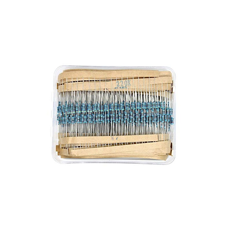 ARCELI 600 pieces 30 types of resistor, each 20 1/4