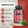 Inositol Duo 120 Vegan Capsules - Myo-Inositol + D-chiro-inositol -