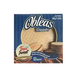 GUSTO LATINO Obleas con Arequipe - Waffers and Caramel Spread 12CT - Imported from Colombia