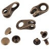 20 Pcs/Lot Boot Hooks Lace Fittings With Rivets Camp Hike