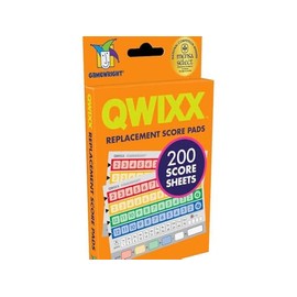Gamewright Qwixx, Replacement Score Cards Action Game Multi-colored 1 Pack