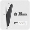 COCOYA 4Pack Metal Wall Hooks, Minimalist Coat Hooks Matte Black