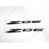 Corvette 2PCS Gloss Flash Black Side Z06 Emblem Badge For
