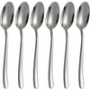Soup Spoon Stainless Steel Set with 6 Heavy Duty Cutlery