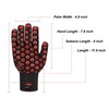 J H Heat Resistant Oven Glove:EN407 Certified 932 °F, 2