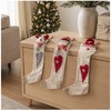 Flower Tree Christmas Interior Heart Socks Santa