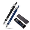 SyPen Luxury Pen Gift Set, 2 Rubberized Metal Ballpoint Pens