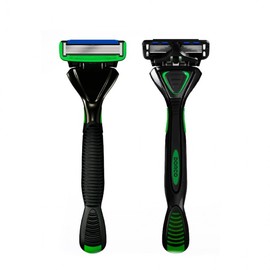 Face 6 6-blade razor Men's razor Razor blade Razor shaving supplies (L) Face 6 6-blade razor 3ea